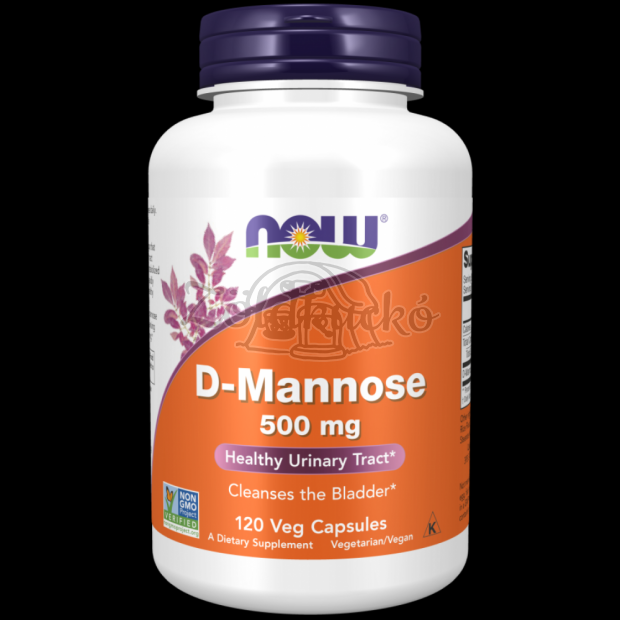 now D-Mannose 500 mg 120 Vegan kapszula