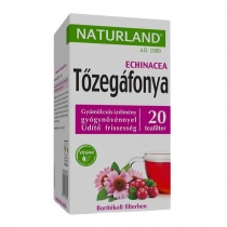 Naturland Tőzegáfonya-echinacea gyümölcstea 20 filter