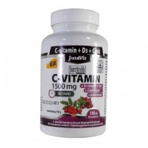 JutaVit C-Vitamin 1500mg+csipkebogyó+Acerola+D3-Vitamin+Cink 100 db