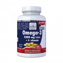 JutaVit Omega-3 Halolaj 1200mg + E-vitamin kapszula 100 db