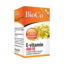 BioCo E-vitamin 400 IU lágyzselatin kapszula 60db